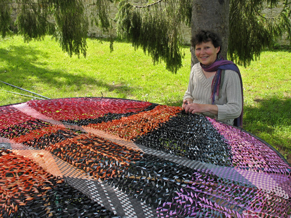 Artist Edith Meusnier, France. photo credit: Elsa Abderhamani