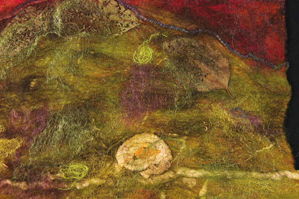 Smoky Hill (Detail), 24 H x 24W x 3 D inches, photo: Shawna Eberle