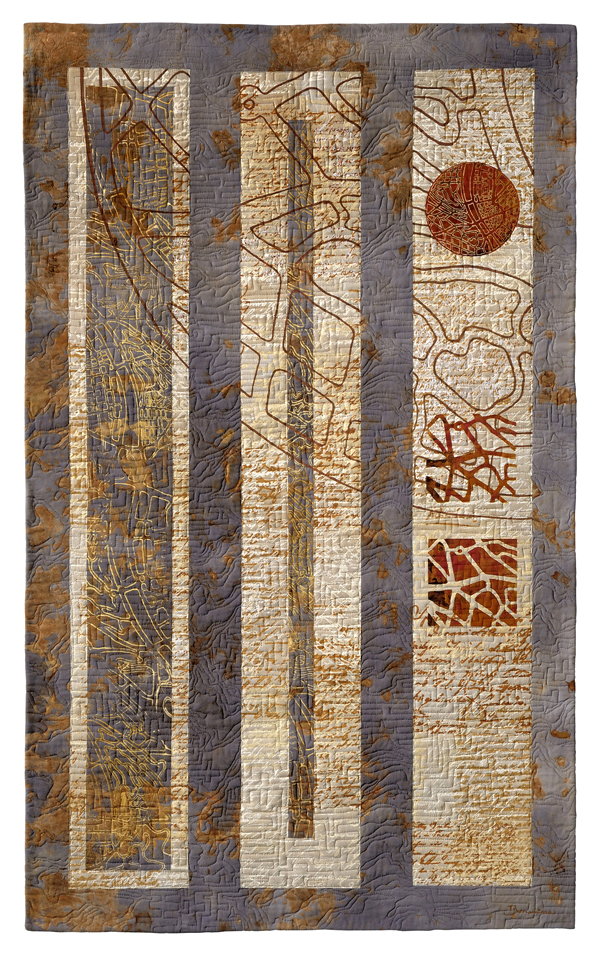 Haiku, cotton, 2010, 130 x 80 cm, quilt. Photo: Tihanyi & Bakos