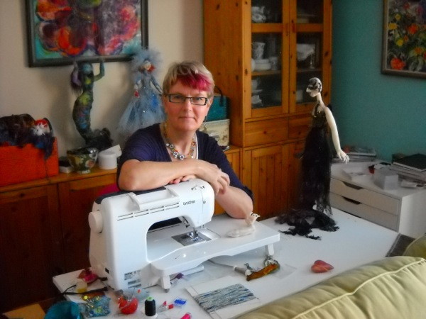 Artist Heike Blohm, photo: Bernard Gagne.