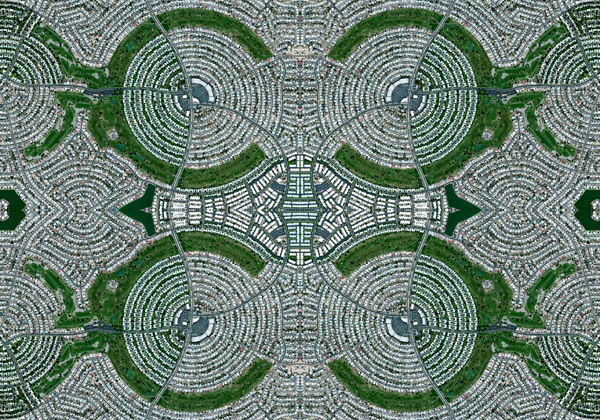 WorldWide Carpets #2, "Sun City", 140 x 190 cm, photograph printed on carpet material