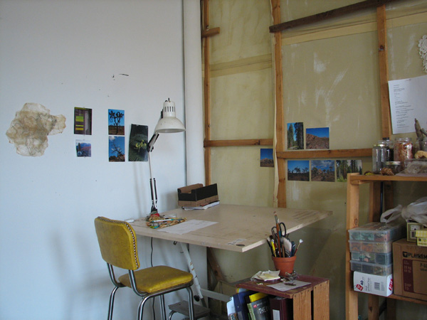 Heather's studio, 2012, photo credit: Heather Komus