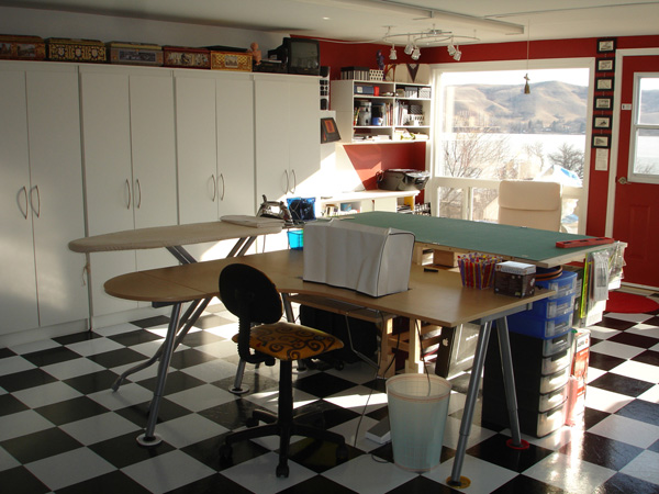 Anna Hergert's studio in Moose Jaw, Saskatchewan.