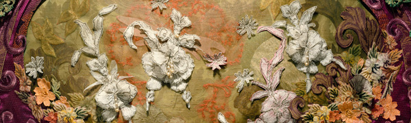 Fabricate Sculpture Series No 3, detail, 3D Fabric Collage, 28.5x23, Lindy Pole