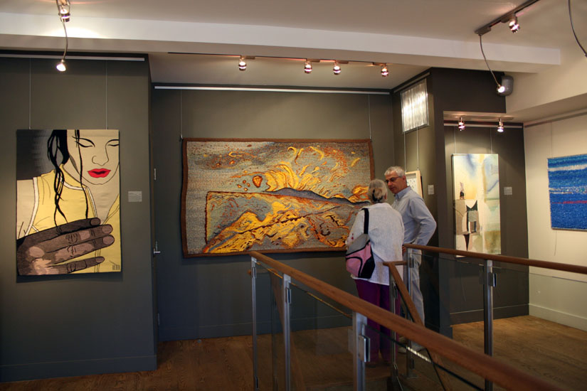 Installation View Common Thread International, World of Threads Festival 2009, Towne Square Gallery. Savanah's Impressions