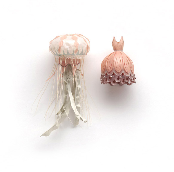 Did you plan this?, 16.5 x 16 x 3, Japanese paper sculpture