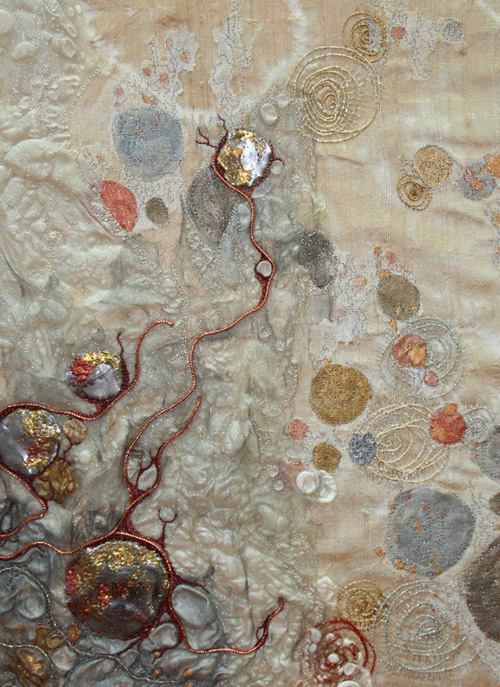 Overcoming Fear (detail image), 2010, 22.5" (h) x 22.5" (w)