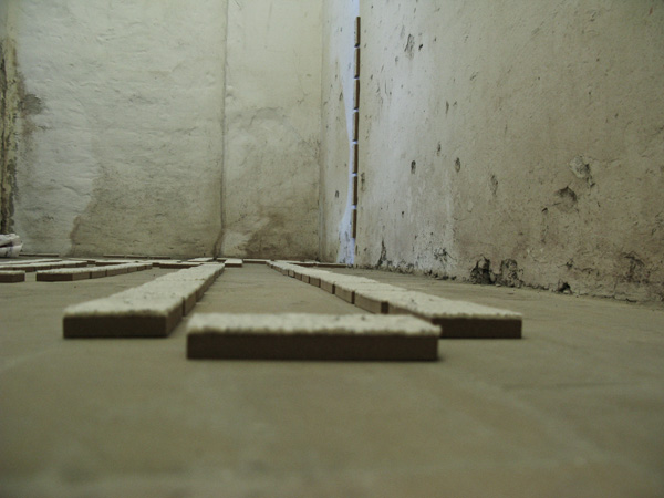 400 squares: all are 5cm x 10cm, Handmade felt made of: Merino Wool, Cotton Fabric, screen print & embroidery on wood, Photo credits: 1 & 2 Stephanie Marialla Sonnleitner, Photo: 3 Tomas Bondy, 2012