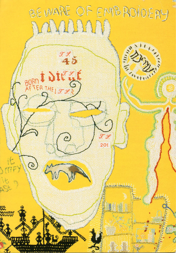 Detail: Beware of embroidery.