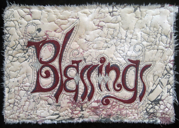 Blessings, 2010, 45.5" 10" (h) x 14" (w)