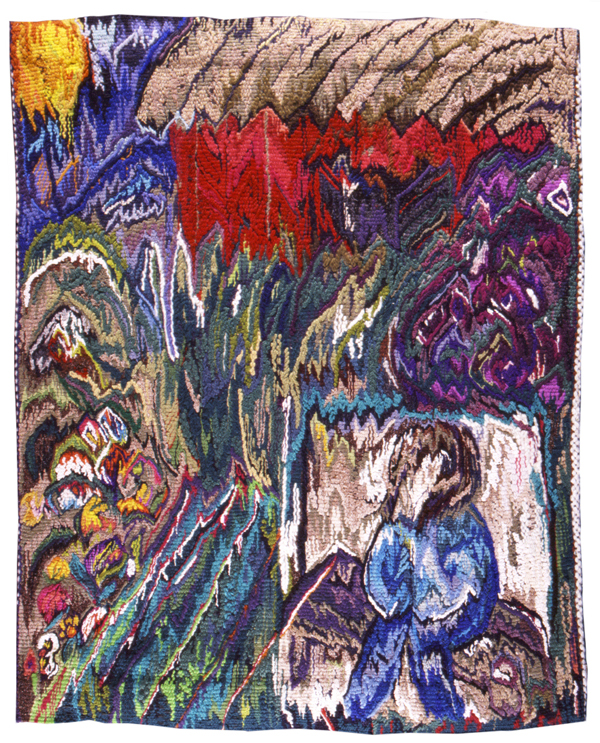 Sleeping Beauty, 119 x 92 cm, woven tapestry