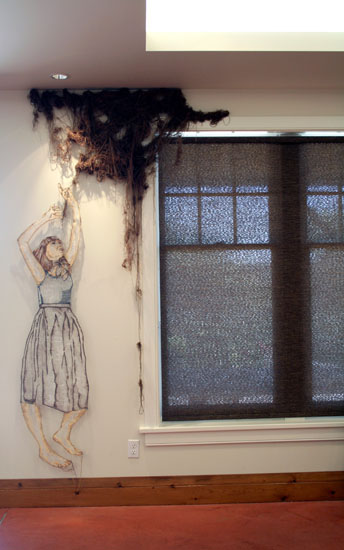 Untitled Figure, Thread Machine Embroidery, 2009, at the Common Thread International Part 1