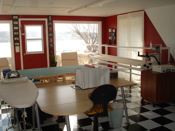 Anna Hergert's studio in Moose Jaw, Saskatchewan.