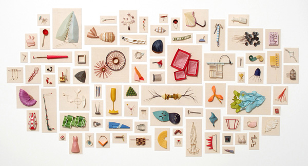 A Few More Reasons, 39 x 59 x 2.5, Japanese paper sculpture