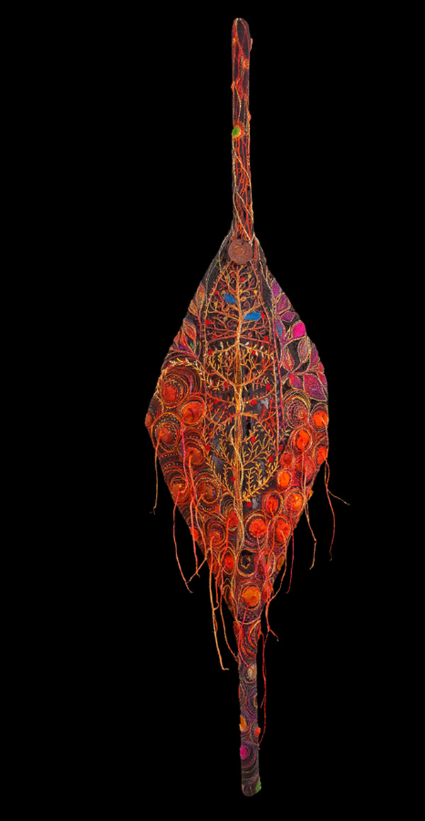 Orange and Rust Pod, 2011, 33x8, Gordana Brelih