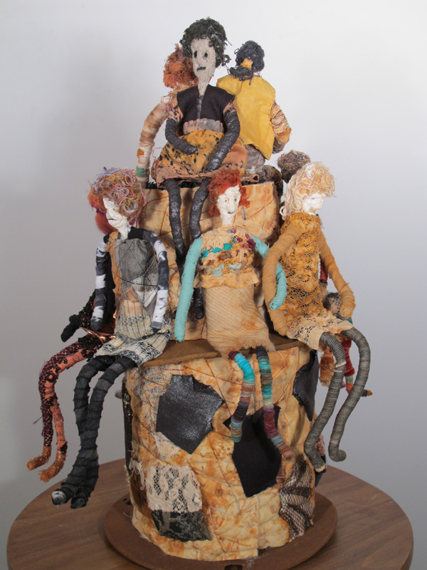 Scrapyard Couture by Bertolt of Kitchener, detail, Joanne Young