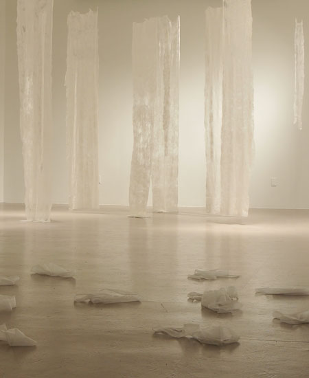 Silence 1, wool, silk, photo: John Tamblyn