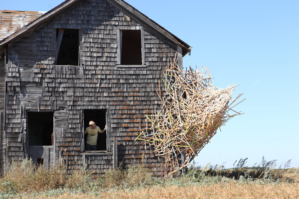 D_RAW Installation by architecture students in Clearwater, Manitoba 4