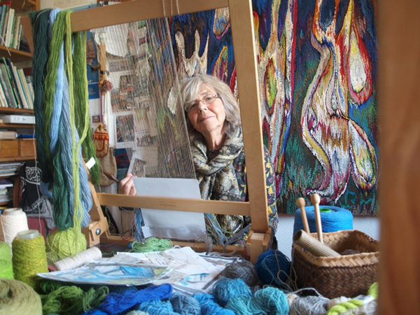 Studio of Birgitta Hallberg in Copenhagen Denmark