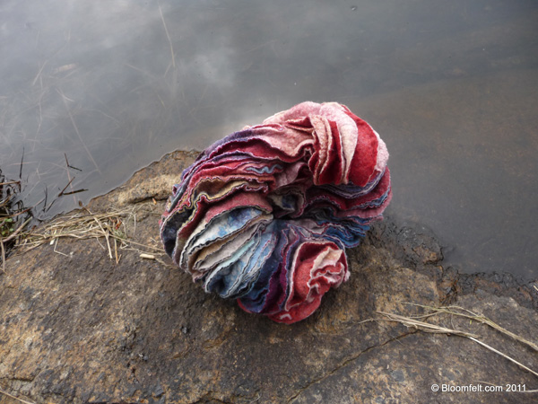 Spleen, 2011, 40x35, Marjolein Dallinga, wool felted