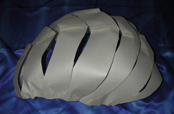 Paper leaf which became the skeletal leaf Encore.