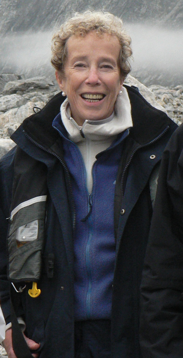 Artist Joyce Seagram in the Arctic