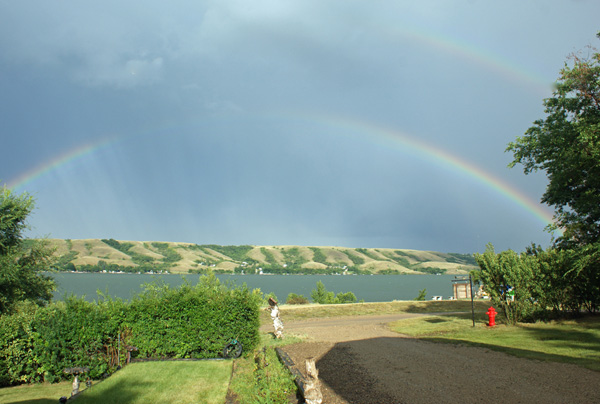 The studio after a summer rain storm.