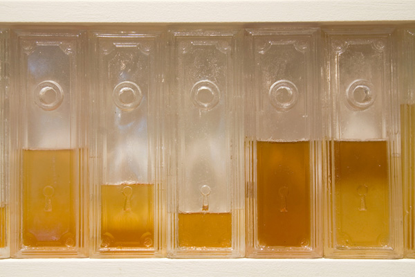 Untitled, resin and honey, 8’ x 4” x 6”, 2006 (Photo Credit: Kurt Simonson