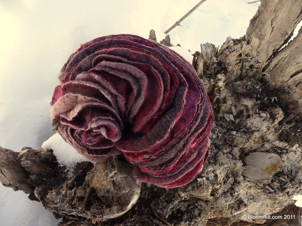 Fat, 2011, 20x20, Marjolein Dallinga, wool felted