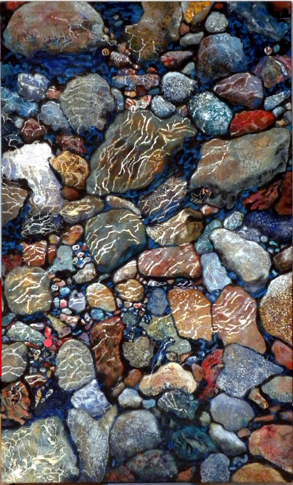 Clear Waters, Susan Strachan Johnson, World of Threads Festival 2012, De rerun nature