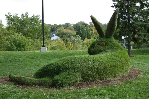 Great Hare, 2011, soil & turf, 15' long