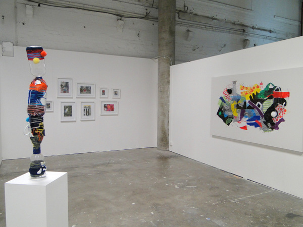 Urban landscape-connections and alterations, materials various, 2013, dimensions variable, exhibition installation view, Photo: Louise Keen.