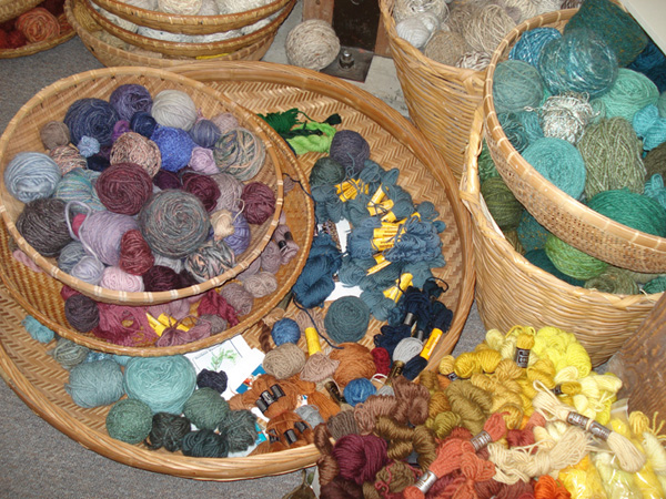 Yarn baskets – photo by artist