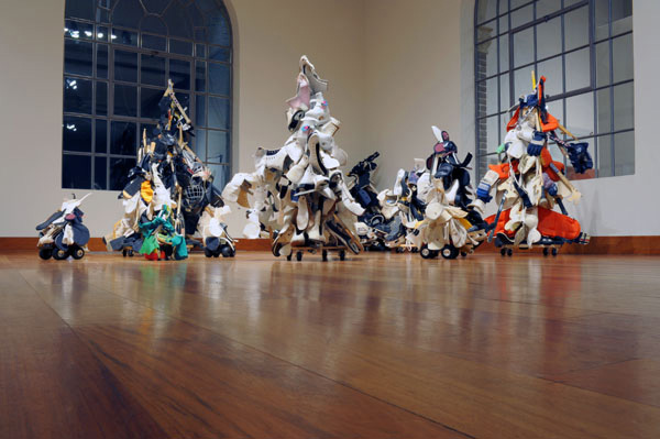 Tree Family Installation, Dec 2008, MacLaren Art Centre,  dimensions variable, 2007-2008.