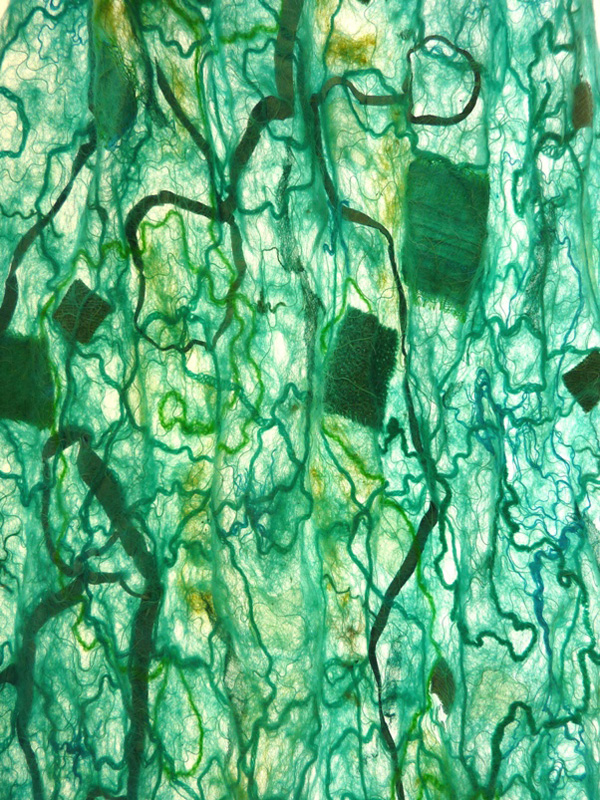 Waterfall scarf – detail