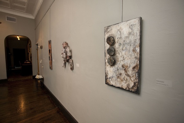 Gallery view of my undergraduate show, Internal Bleeding, May 2010, photo: Cliff Hollis