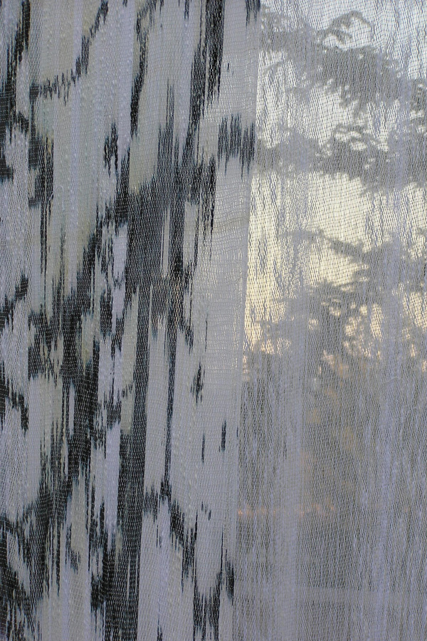 Forest Veil, woven installation, 2006