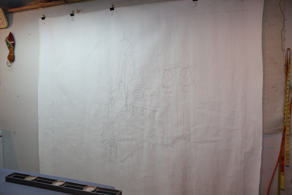 In process: Photo: Karen Goetzinger.