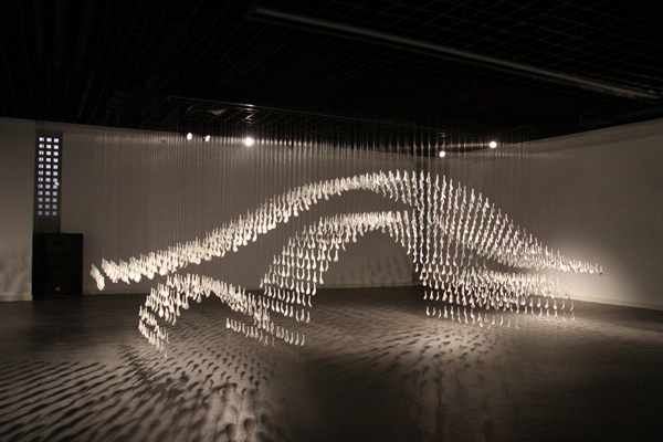 Bridge, 2009, 20x5x6, shown at Phoenix Art Gallery, Nanjing, China