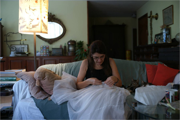 Working on NIEVES EN CHIPRE. Photo: Juan Lecuna.