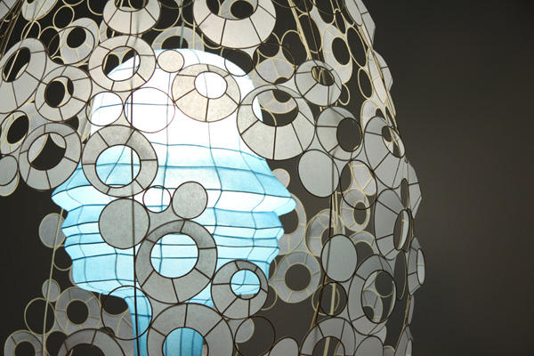 Live in a Bubble, 2009, 8x50x50, Xiaoging Yan, shown at IndexG, Toronto