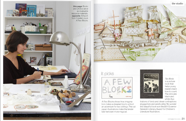 In the Studio in Toronto. From the magazine: 'Covet Garden'. Photographers: Tracy Shumate (process) and Maya Visnyei (studio shot)