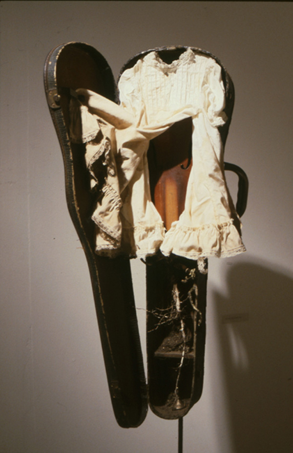 Untitled (Violin), mixed media, 2002