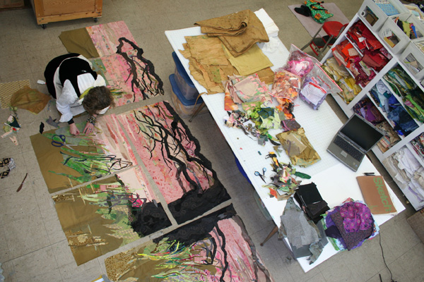 Me in studio. Photo Rick Eifler.