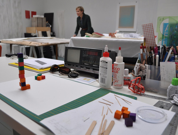 Joy Walker in studio Feb 2011