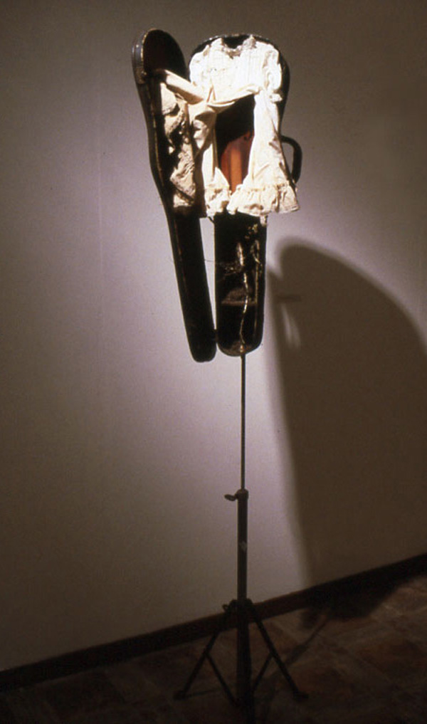 Untitled (Violin), mixed media, 2002