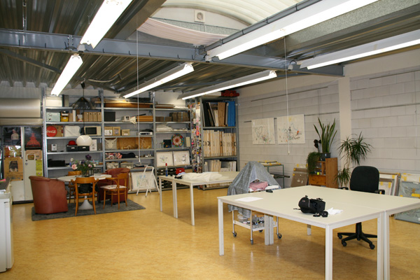 Main studio Tilleke Schwarz. Photo: Tilleke Schwarz.