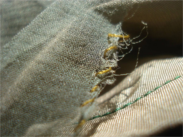 Mending for ARTEMISAL/LASTIMARÉ. While restoring family dresses, I wonder how this training (sewing with such precision, patience, and endurance) might have informed their young minds, how much do we learn by the labour of our hands.
Photos by the artist.