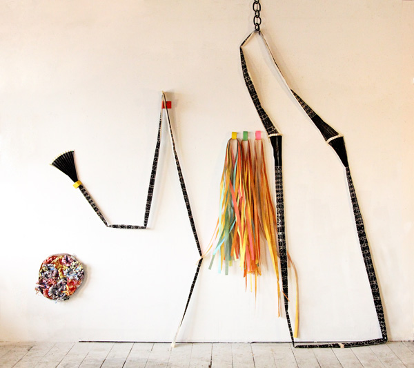 My one and only life so far, as part of "Miner for a heart", curated by Yael Brotman, Impact 7, Melbourne, Australia, woodcut on Okawara paper, wire, 2011 and also in IPCNY, NYC 2011