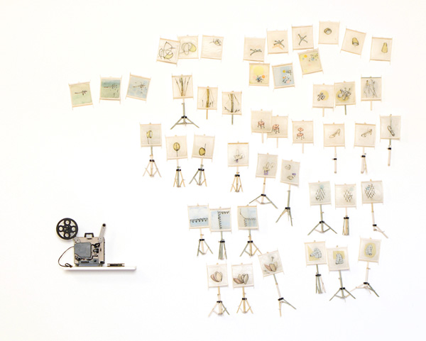 I Think I Missed that Part, 37 x 49 x 3, 2008, Japanese paper sculpture, intaglio print.